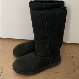 Women’s Tall Classic Black Uggs Boots - Nearly New
